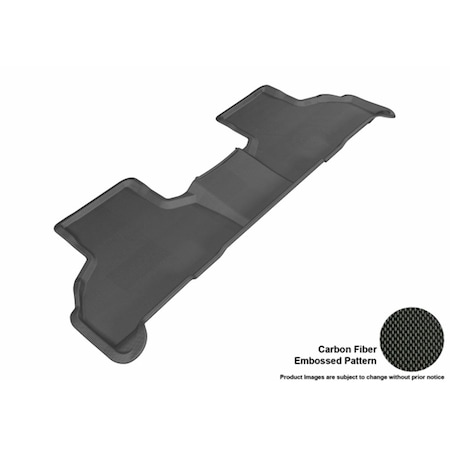 U-Ace 3D Maxpider Second Row Custom Fit Kagu Black Floor Mat for 2014-2016 BMW X5 F15 Models L1BM05521509